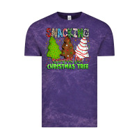 Cloud Purple Snacking Around The Christmas Tree Vintage Tee - CowhideDigitalArt