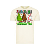 Vintage Arctic Snacking Around The Christmas Tree Vintage Tee - CowhideDigitalArt
