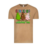 Vintage Camel Snacking Around The Christmas Tree Vintage Tee - CowhideDigitalArt