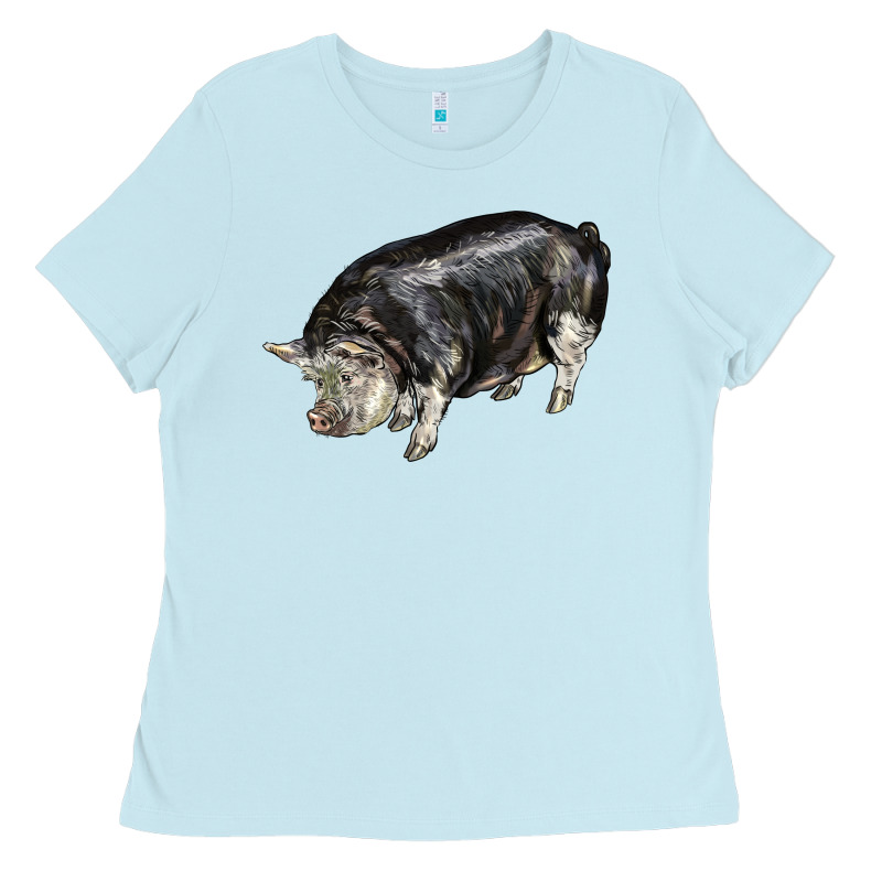 Poland China Pig Ladies Tee by LillyAllenDesigns | Teevron