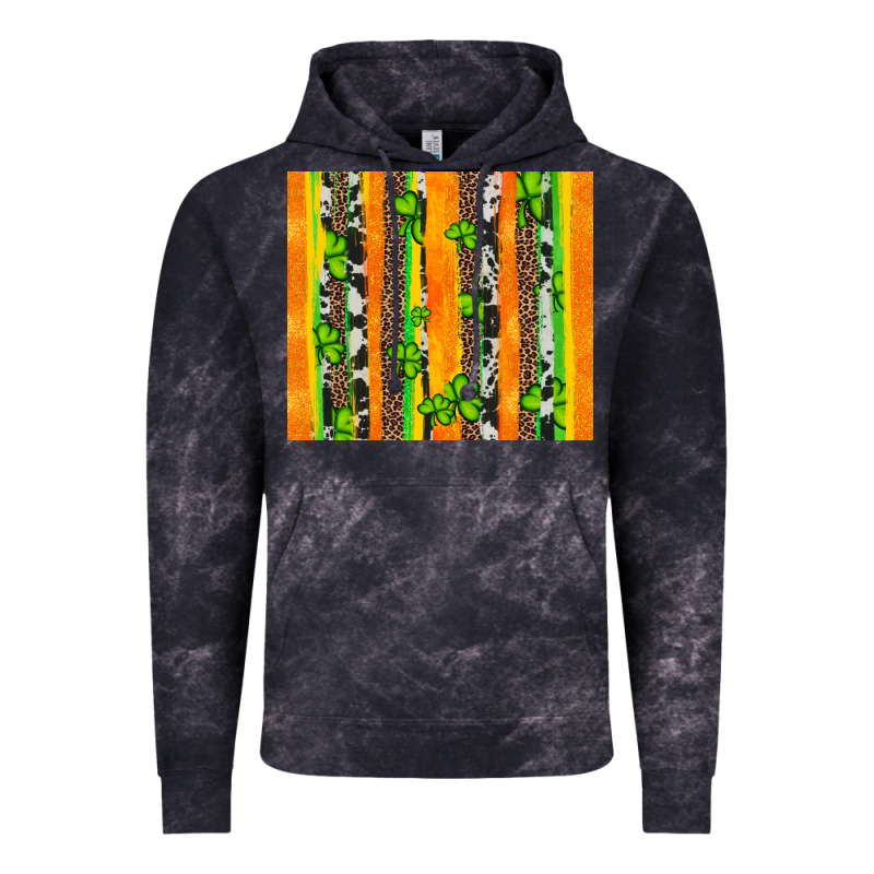 St Patricks Shamrock With Cowhide Vintage Hoodie by Artiststas | Teevron