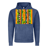 Vintage Denim st patricks shamrock with cowhide Vintage Hoodie - Artiststas