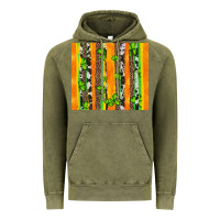 Vintage Olive st patricks shamrock with cowhide Vintage Hoodie - Artiststas