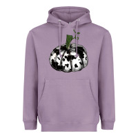 Lavender watercolor cowhide halloween pumpkin Heavyweight Hoodie - RanaPortraitStore