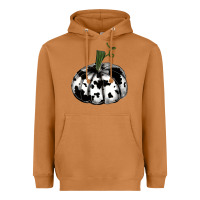 Meerkat watercolor cowhide halloween pumpkin Heavyweight Hoodie - RanaPortraitStore