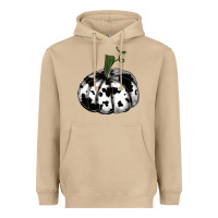 Mushroom watercolor cowhide halloween pumpkin Heavyweight Hoodie - RanaPortraitStore