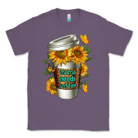 Lavender Mama Needs Coffee Cup Classic Tee - FaDigitalArtStudio