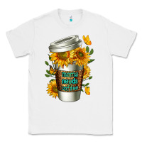 White Mama Needs Coffee Cup Classic Tee - FaDigitalArtStudio
