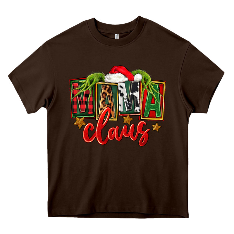 Christmas Mama Claus Mother's Day Heavy Core Tee by FaDigitalArtStudio | Teevron