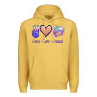 Antique Gold Peace Love Dental Premium Hoodie - Jasminsmagicworld