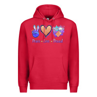 Cardinal Peace Love Dental Premium Hoodie - Jasminsmagicworld