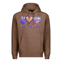 Chestnut Peace Love Dental Premium Hoodie - Jasminsmagicworld