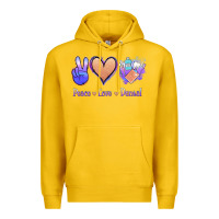 Lemon Peace Love Dental Premium Hoodie - Jasminsmagicworld