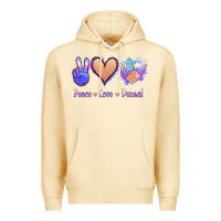 Pina Colada Peace Love Dental Premium Hoodie - Jasminsmagicworld