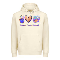 Sandshell Peace Love Dental Premium Hoodie - Jasminsmagicworld