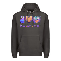 Smoke Peace Love Dental Premium Hoodie - Jasminsmagicworld