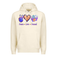 Tofu Peace Love Dental Premium Hoodie - Jasminsmagicworld