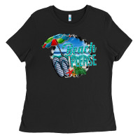 Black beach please Ladies Tee - CowhideDigitalArt