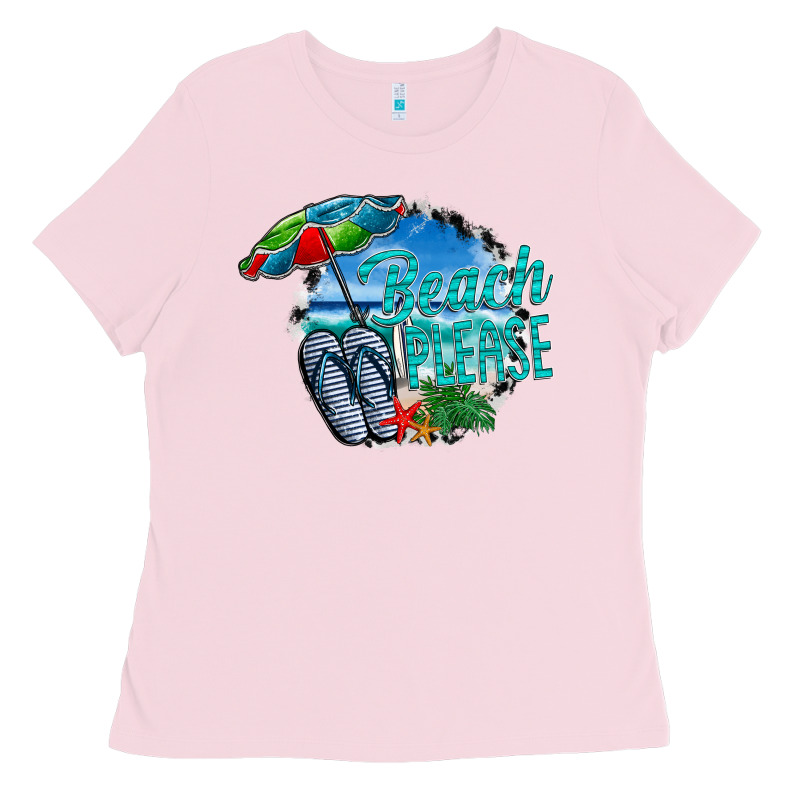 Beach Please Ladies Tee by CowhideDigitalArt | Teevron