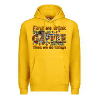 Lemon first we drink then we do things Premium Hoodie - BarkalooDesign