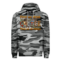 Slate Camo first we drink then we do things Premium Hoodie - BarkalooDesign