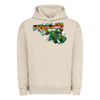 Pigment French Oak Maryland Map Sunflower Cactus Serape Urban Hoodie - RanaPortraitStore