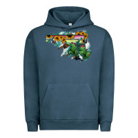 Pigment Midnight Navy Maryland Map Sunflower Cactus Serape Urban Hoodie - RanaPortraitStore