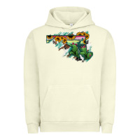 Pigment Pistachio Maryland Map Sunflower Cactus Serape Urban Hoodie - RanaPortraitStore