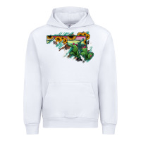 White Maryland Map Sunflower Cactus Serape Urban Hoodie - RanaPortraitStore