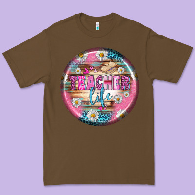 Teacher Life Earrings Premium Tee Designed By Bundleandbundleshop