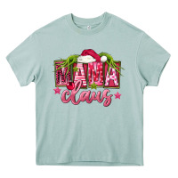 Arona Pink Christmas Mama Claus Heavy Core Tee - FaDigitalArtStudio