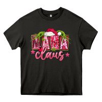 Asphalt Pink Christmas Mama Claus Heavy Core Tee - FaDigitalArtStudio