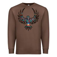 Chestnut aztec leopard thunderbird Premium Sweatshirt - RanaPortraitStore