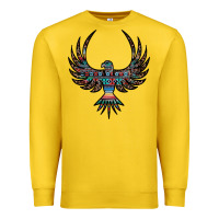 Lemon aztec leopard thunderbird Premium Sweatshirt - RanaPortraitStore