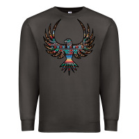Smoke aztec leopard thunderbird Premium Sweatshirt - RanaPortraitStore