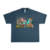 Midnight Navy easter easter eggs Urban Heavy Tee - CowhideDigitalArt