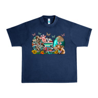 Navy easter easter eggs Urban Heavy Tee - CowhideDigitalArt