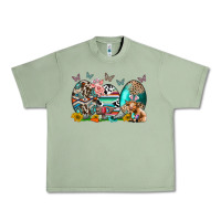 Oil Green easter easter eggs Urban Heavy Tee - CowhideDigitalArt