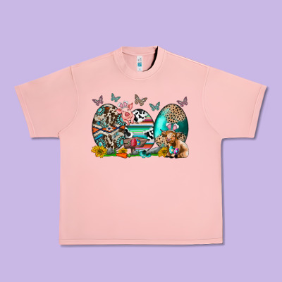 Easter Easter Eggs Urban Heavy Tee Designed By Cowhidedigitalart