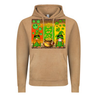 Vintage Camel st patricks gnomes and coins with shamrock Vintage Hoodie - Artiststas