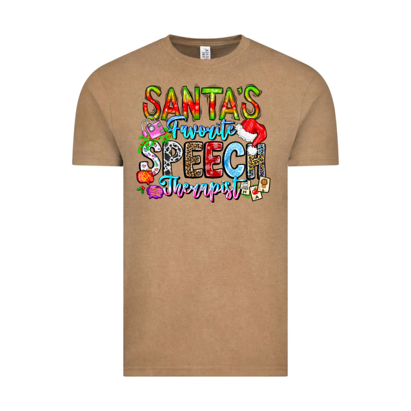 Festive Speech Therapist Tribute Vintage Tee by CowhideDigitalArt | Teevron