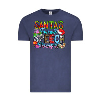 Vintage Denim festive speech therapist tribute Vintage Tee - CowhideDigitalArt