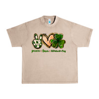 French Oak peace love st.patrick's day Urban Heavy Tee - Jasminsmagicworld