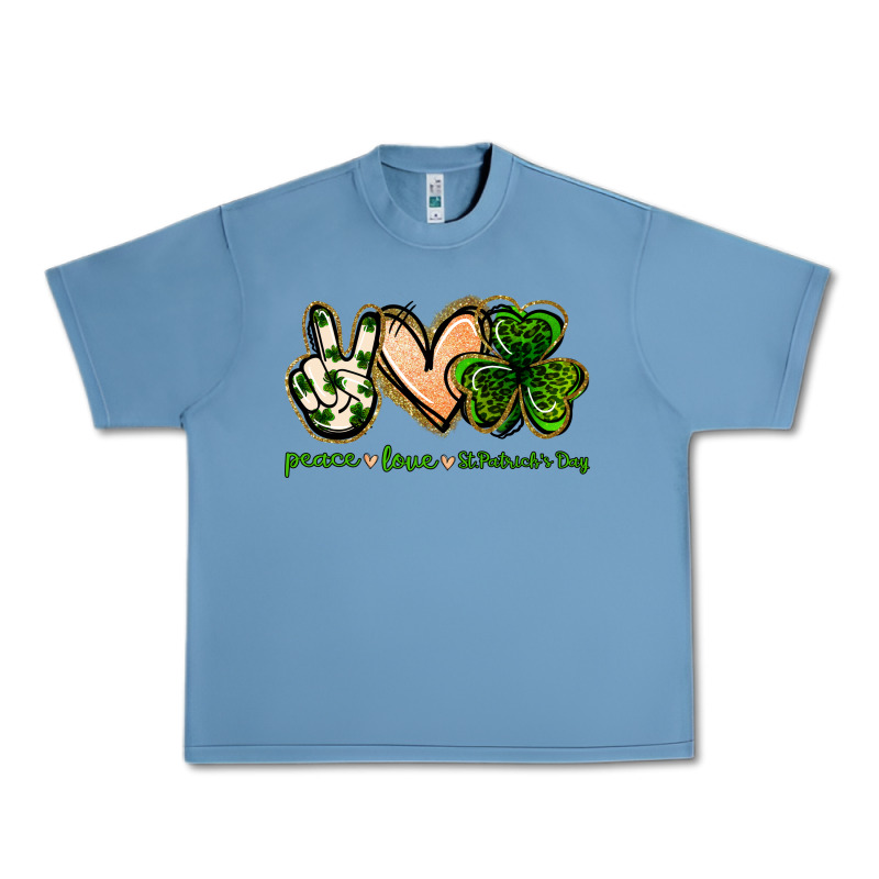 Peace Love St.patrick's Day Urban Heavy Tee by Jasminsmagicworld | Teevron