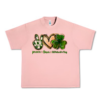 Salmon peace love st.patrick's day Urban Heavy Tee - Jasminsmagicworld