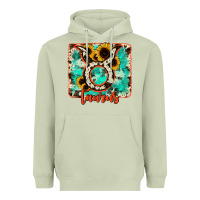 Matcha taurus turquoise cowhide Heavyweight Hoodie - RanaPortraitStore