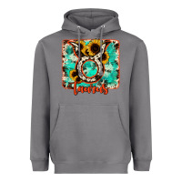 Storm taurus turquoise cowhide Heavyweight Hoodie - RanaPortraitStore