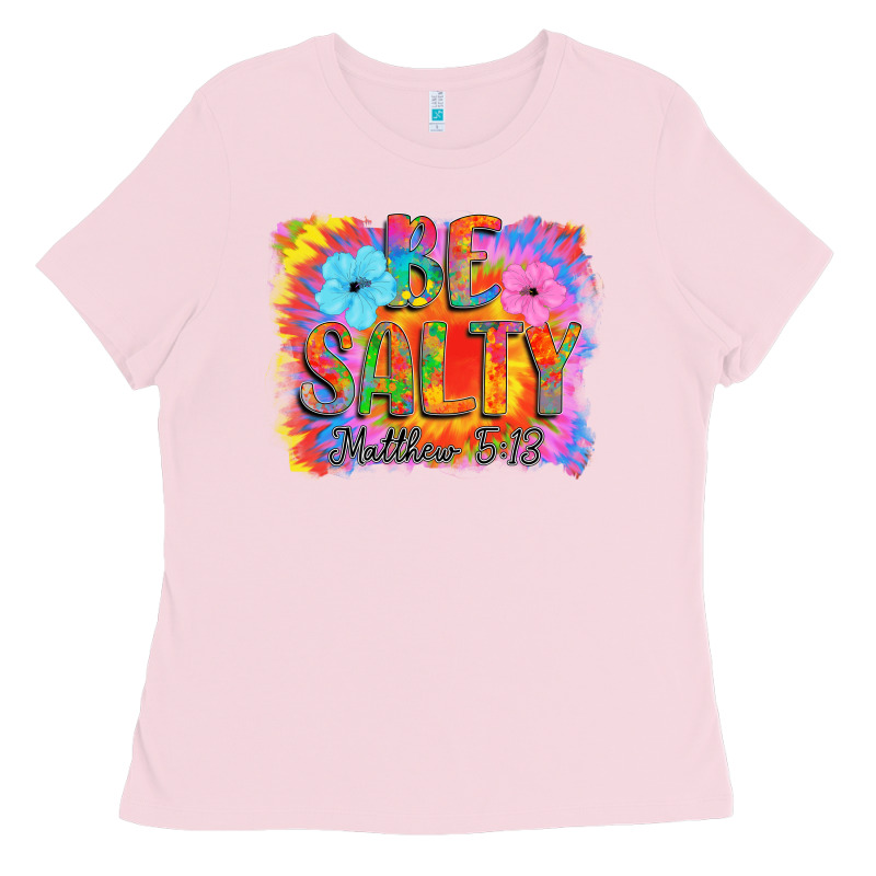 Be Salty Ladies Tee by CowhideDigitalArt | Teevron