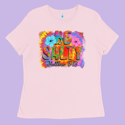 Be Salty Ladies Tee Designed By Cowhidedigitalart