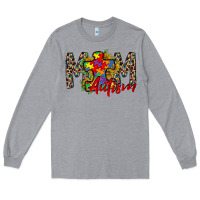 Heather Grey mom autism 2 Long Sleeve Tee - RacoonDesign